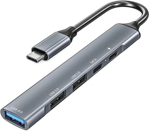 High Speed 5-Port USB Hub, Multi-USB Port Docking Station, Fast Data Transfer USB Splitter for PC, High Speed 5-Port USB Hub, Multi-USB Port Docking Station, Fast Data Transfer USB Splitter for PC,