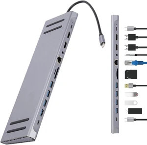 Computer Hub Docking Station - Laptop Dock Multiport Adapter USB Hub,High Speed USB Expansion, Computer Dock PC Extender, Splitter for Laptop Phone Computer Hub Docking Station - Laptop Dock Multiport Adapter USB Hub,High Speed USB Expansion, Computer Dock PC Extender, Splitter for Laptop Phone