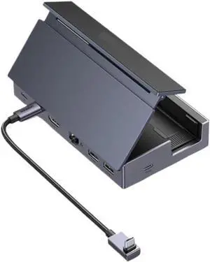 USB C HUB Docking Station 6 in 1 Type C to 4K120Hz HDMI 5Gbps USB A C PD100W 1000Mbps RJ45 Compatible with Steam Deck Ally Legion USB C HUB Docking Station 6 in 1 Type C to 4K120Hz HDMI 5Gbps USB A C PD100W 1000Mbps RJ45 Compatible with Steam Deck Ally Legion