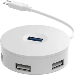 USB HUB USB 3.0 USB 2.0 USB C HUB HUB 4 Port Computer Accessories USB Adapter (Color : White) USB HUB USB 3.0 USB 2.0 USB C HUB HUB 4 Port Computer Accessories USB Adapter (Color : White)