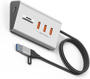 USB 3.2 Type C Hub 10Gbps Multiple Interface Extension Aluminum Adapter Card Reader for PC Laptop USB C Hub Aluminum Multiport USB 3.2 Type C Hub 10Gbps Multiple Interface Extension Aluminum Adapter Card Reader for PC Laptop USB C Hub Aluminum Multiport