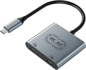 Aluminum Type C Hub Glasses Adapter 100W Power 4K 60hz USB3.0 Data Transfer Portable Expansion Dock Fast Charging Glasses Hub Aluminum Type C Hub Glasses Adapter 100W Power 4K 60hz USB3.0 Data Transfer Portable Expansion Dock Fast Charging Glasses Hub