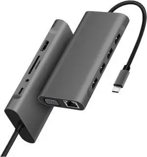 11-in-1 USB C Docking Stations USB C HUB USB Hubs TY>pe C to 4K HDMI USB 3 5Gbps USB Splitter Adapter for PC(11-in-1) 11-in-1 USB C Docking Stations USB C HUB USB Hubs TY>pe C to 4K HDMI USB 3 5Gbps USB Splitter Adapter for PC(11-in-1)