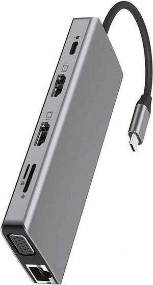 Metal USB C Adapters with Quick Ethernet Two Full Resolution Video Output HDTV Display 2 USB Slots for Desktop and Laptop USB C Hubs with Gigabit Ethernet Metal USB C Adapters with Quick Ethernet Two Full Resolution Video Output HDTV Display 2 USB Slots for Desktop and Laptop USB C Hubs with Gigabit Ethernet