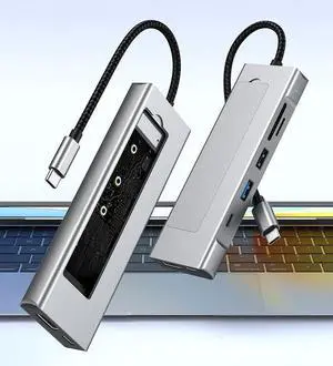TJK USB SDD Enclosure with Access ON/Off Button, USB Hub, SD/TF Card Reader, HDMI 4K/30fps Output TJK USB SDD Enclosure with Access ON/Off Button, USB Hub, SD/TF Card Reader, HDMI 4K/30fps Output