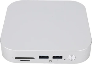 SUNGOOYUE Aluminum Alloy Stand and Hub for Mac mini M4 with 10Gbps USB and Memory Card Reader, Compact Design for Mac mini Users and Data Intensive Workflows (US Plug) SUNGOOYUE Aluminum Alloy Stand and Hub for Mac mini M4 with 10Gbps USB and Memory Card Reader, Compact Design for Mac mini Users and Data Intensive Workflows (US Plug)