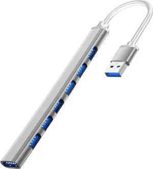USB 7 Ports USB HUB USB C USB 3.0 HUB 7-in-1 Type C Multi-Port USB Splitter OTG Adapter USB Adapter for MacBook Pro Air PC Laptop(7 Ports USB Slivery) USB 7 Ports USB HUB USB C USB 3.0 HUB 7-in-1 Type C Multi-Port USB Splitter OTG Adapter USB Adapter for MacBook Pro Air PC Laptop(7 Ports USB Slivery)