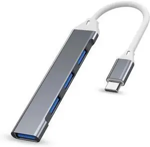 USB 7 Ports USB HUB USB C USB 3.0 HUB 7-in-1 Type C Multi-Port USB Splitter OTG Adapter USB Adapter for MacBook Pro Air PC Laptop(4 Ports Type-C Gray) USB 7 Ports USB HUB USB C USB 3.0 HUB 7-in-1 Type C Multi-Port USB Splitter OTG Adapter USB Adapter for MacBook Pro Air PC Laptop(4 Ports Type-C Gray)