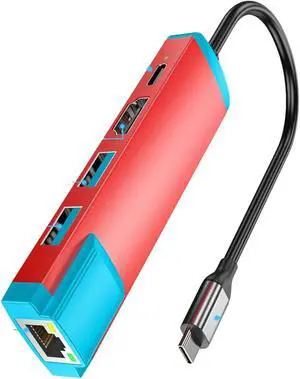 Multiport Adapter Fast Charging USB 3 Support 4K @ 60Hz C Center Gigabit Ethernet Video Converter Console 2 Consol Dock Gigabit Ethernet Multiport Adapter Fast Charging USB 3 Support 4K @ 60Hz C Center Gigabit Ethernet Video Converter Console 2 Consol Dock Gigabit Ethernet
