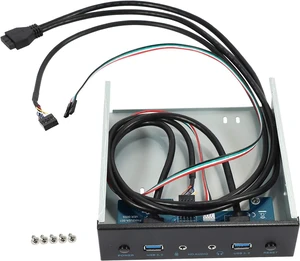USB 3.0 2 Port Optical Drive Front Panel Expansion Adapter Hub +Hd Audio+Power Switch USB 3.0 2 Port Optical Drive Front Panel Expansion Adapter Hub +Hd Audio+Power Switch