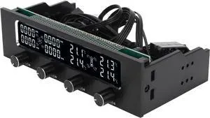 Yunseity PC Fan Controller, Temperature Controller, Low Resonance Noise During Operation, 4 Sets of Fans Can Be Controlled by The Yunseity PC Fan Controller, Temperature Controller, Low Resonance Noise During Operation, 4 Sets of Fans Can Be Controlled by The