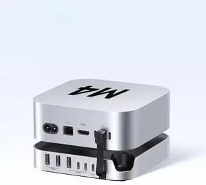 USB HUB Docking Station for Mac Mini M4 M4 Pro M.2 NVMe SSD 8TB Max 10Gbps USB-A&C Ports SD&TF 170MB/s Splitter Dock USB HUB Docking Station for Mac Mini M4 M4 Pro M.2 NVMe SSD 8TB Max 10Gbps USB-A&C Ports SD&TF 170MB/s Splitter Dock