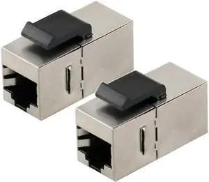2PCS RJ45 Keystone Jack Cat6 Shielded Modular Coupler with Latch 8P8C Connectors Ethernet LAN Network Cable Extender Adapter(10PCS) 2PCS RJ45 Keystone Jack Cat6 Shielded Modular Coupler with Latch 8P8C Connectors Ethernet LAN Network Cable Extender Adapter(10PCS)
