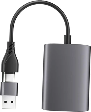 Type-c USB 3.0 to Dual Adapter 1080p60hz, USB Hub Multiple Ports Expander for Laptop, Deep Gray for Dual-Screen Display Type-c USB 3.0 to Dual Adapter 1080p60hz, USB Hub Multiple Ports Expander for Laptop, Deep Gray for Dual-Screen Display