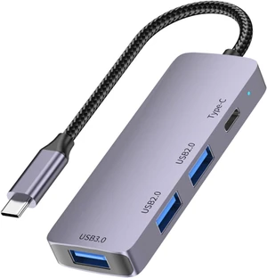 USB Hub Adapter with USB3.0/2.0 USB Data Transfer and PD100W Charging for Laptop USB Hub Adapter with USB3.0/2.0 USB Data Transfer and PD100W Charging for Laptop