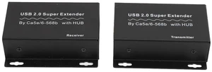 SUNGOOYUE Ethernet USB Extender 393.7FT 4 USB2.0 Hub Plug and Play for Monitoring The Security of Videoconferences (US Plug) SUNGOOYUE Ethernet USB Extender 393.7FT 4 USB2.0 Hub Plug and Play for Monitoring The Security of Videoconferences (US Plug)