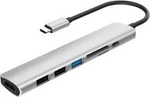 3.1 Type-C to Adapter 4K C Hub with Hub 3.0 2.0 TF SD Reader Slot PD for C Splitter(White-Fruit peach5) 3.1 Type-C to Adapter 4K C Hub with Hub 3.0 2.0 TF SD Reader Slot PD for C Splitter(White-Fruit peach5)