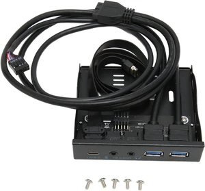 Front Panel USB 3.2 Hub, 10Gbps Iron Shell Floppy Disk Reader, Plug and Play, for Win and, with 2 USB 3.0 Ports and Type C Interface Front Panel USB 3.2 Hub, 10Gbps Iron Shell Floppy Disk Reader, Plug and Play, for Win and, with 2 USB 3.0 Ports and Type C Interface