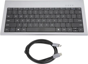 11 in 1 USB C Keyboard Hub, Wired 78 Key Computer Keyboard, 4K HD Multimedia Interface, 10Gbps Data Transfer, 100W PD Charging, 1000Mbps Ethernet 11 in 1 USB C Keyboard Hub, Wired 78 Key Computer Keyboard, 4K HD Multimedia Interface, 10Gbps Data Transfer, 100W PD Charging, 1000Mbps Ethernet