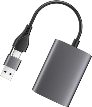 HOMSFOU Type-c to High Definition Video Converter Phz USB Adapter for Dual Display Laptop HOMSFOU Type-c to High Definition Video Converter Phz USB Adapter for Dual Display Laptop