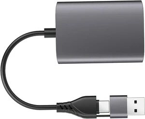 Type-c USB 3.0 Hub Adapter with Dual High-Definition Video Output 1080p60hz for Laptop, Extra USB Type-c USB 3.0 Hub Adapter with Dual High-Definition Video Output 1080p60hz for Laptop, Extra USB