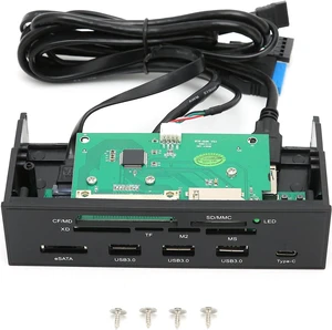 5.25in 3.5in Multifunctional Docking Station, Type C USB3.0 Expansion Dock, High Speed Transmission 10Gbps, Lightweight Galvanized Steel for Oxidation Prevention, with Indicator 5.25in 3.5in Multifunctional Docking Station, Type C USB3.0 Expansion Dock, High Speed Transmission 10Gbps, Lightweight Galvanized Steel for Oxidation Prevention, with Indicator