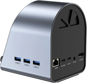 10 in 1 USB C Hub Type C 3.0 to 4K HD Adapter with RJ45 SD/TF Card Reader PD Fast Charge with Wireless Charging 15W USB to Type C Adapter USB Hub USB Splitter 10 in 1 USB C Hub Type C 3.0 to 4K HD Adapter with RJ45 SD/TF Card Reader PD Fast Charge with Wireless Charging 15W USB to Type C Adapter USB Hub USB Splitter