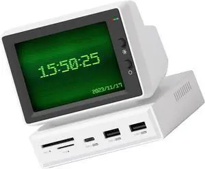 3.5 Inch IPS USB Screen with USB C Hub, 5Gbps USB3.0x2, 5Gbps, Storage Card or Micro Storage Card 3.0, AUX, and 5V 2A Power Supply Ports 3.5 Inch IPS USB Screen with USB C Hub, 5Gbps USB3.0x2, 5Gbps, Storage Card or Micro Storage Card 3.0, AUX, and 5V 2A Power Supply Ports