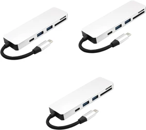 jojofuny 3pcs USB C Hub Adapter Memory Card Ports for Multi-Function Use Compatible USB-c Devices jojofuny 3pcs USB C Hub Adapter Memory Card Ports for Multi-Function Use Compatible USB-c Devices