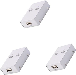 Hemobllo 3pcs USB Sharing Selector for Scanner and Printer Automatic Switcher Box Without Wire Sharing Hemobllo 3pcs USB Sharing Selector for Scanner and Printer Automatic Switcher Box Without Wire Sharing