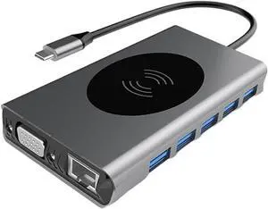 Homoyoyo 1pc USB Hub Type-c Adapter Pd Rapid Charging Output and LAN Port for Home Use Versatile Audio for Homoyoyo 1pc USB Hub Type-c Adapter Pd Rapid Charging Output and LAN Port for Home Use Versatile Audio for