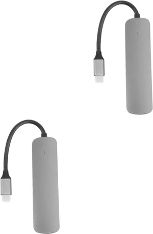 jojofuny 2pcs USB Hub for Laptop USB-c Expansion Adapter Data Transfer Hub for Phone jojofuny 2pcs USB Hub for Laptop USB-c Expansion Adapter Data Transfer Hub for Phone