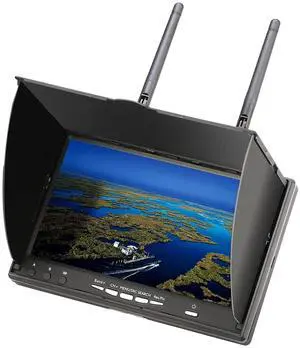 7Inch Portable FPV Monitor: 5.8Ghz 7" Screen with DVR 40CH Receiver 800 x 480 LCD Display Built-in Battery for FPV 7Inch Portable FPV Monitor: 5.8Ghz 7" Screen with DVR 40CH Receiver 800 x 480 LCD Display Built-in Battery for FPV