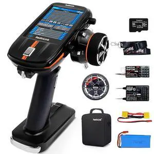 ATA HOBBY Radiolink RC8X 8CH 2.4G RC Transmitter and R8FG V2.1&R4FGM V2.1 Gyro Receivers, with Metal Steering Wheel, 600m Long Range, 200 Models for RC Crawler Drifting Cars Boats ATA HOBBY Radiolink RC8X 8CH 2.4G RC Transmitter and R8FG V2.1&R4FGM V2.1 Gyro Receivers, with Metal Steering Wheel, 600m Long Range, 200 Models for RC Crawler Drifting Cars Boats