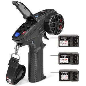 DUMBORC X6PM-350 6CH Mini RC Radio Transmitter with X6FG Gyro Receiver and 2pcs X6F Receiver Low Voltage Alarm & Fail-Safe Function Mixed Mode for RC Vehicle Car Boat Tank Model Parts Portable Remote DUMBORC X6PM-350 6CH Mini RC Radio Transmitter with X6FG Gyro Receiver and 2pcs X6F Receiver Low Voltage Alarm & Fail-Safe Function Mixed Mode for RC Vehicle Car Boat Tank Model Parts Portable Remote