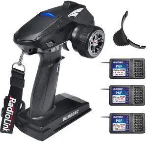 ATA HOBBY DUMBORC X4 2.4GHz 4-Channel RC Radio Transmitter and 3PCS X6F Receiver with Fail-Safe & Low Voltage Alarm Function Mixed Mode for Rc Vehicle Car Boat Tank Model Parts Remote Controller ATA HOBBY DUMBORC X4 2.4GHz 4-Channel RC Radio Transmitter and 3PCS X6F Receiver with Fail-Safe & Low Voltage Alarm Function Mixed Mode for Rc Vehicle Car Boat Tank Model Parts Remote Controller