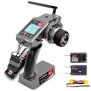 Radiolink RC6GS V3 7 Channels RC Radio Transmitter with R7FG & R6FG Gyro 2Pcs Receivers 2.4GHz 600m for Remote Control Car, Truck, Buggy, Racing Vehicle, Crawler, RC Boat Radiolink RC6GS V3 7 Channels RC Radio Transmitter with R7FG & R6FG Gyro 2Pcs Receivers 2.4GHz 600m for Remote Control Car, Truck, Buggy, Racing Vehicle, Crawler, RC Boat