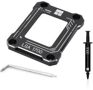 Intel 12th/13th Generation LGA1700 Anti-Bending Buckle, Curved Pressure Plate,CPU Stress Bending Correction Fixer, Fully Fitted and Fixed Without Trace Installation (Black) Intel 12th/13th Generation LGA1700 Anti-Bending Buckle, Curved Pressure Plate,CPU Stress Bending Correction Fixer, Fully Fitted and Fixed Without Trace Installation (Black)