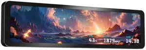 Trofeo Vision 11.3 LCD Black, 11.3-inch Full-Color LCD Magnetic Display Screen, 1920x400 Resolution, Easy to Install,Master CPU/GPU Temperature(Black) Trofeo Vision 11.3 LCD Black, 11.3-inch Full-Color LCD Magnetic Display Screen, 1920x400 Resolution, Easy to Install,Master CPU/GPU Temperature(Black)