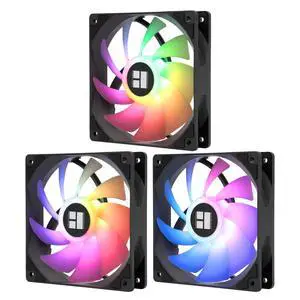TL-C12C-S X3 CPU Fan 120mm ARGB Case Cooler Fan, 4pin PWM Silent Computer with S-FDB Bearing Included, up to 1550RPM Cooling Fan3 Quantities TL-C12C-S X3 CPU Fan 120mm ARGB Case Cooler Fan, 4pin PWM Silent Computer with S-FDB Bearing Included, up to 1550RPM Cooling Fan3 Quantities