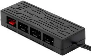 FAN HUB X4 PWM Fan Controller - 4 Port 4-Pin, Multiple Interface Cooling Hub for 4 Groups of PC Fans, SATA Power Cord FAN HUB X4 PWM Fan Controller - 4 Port 4-Pin, Multiple Interface Cooling Hub for 4 Groups of PC Fans, SATA Power Cord