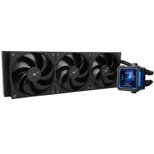 FW PRO 360 Black CPU AIO Cooler,IPS LCD Screen with 320 * 320 Resolution,for AM5&Intel 1700/1851,High-Performance 360 Specs Water-Cooled Radiator with 2.73in Removable Display FW PRO 360 Black CPU AIO Cooler,IPS LCD Screen with 320 * 320 Resolution,for AM5&Intel 1700/1851,High-Performance 360 Specs Water-Cooled Radiator with 2.73in Removable Display