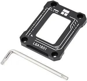 Lga1851 BCF Black CPU Curved Pressure Plate,Specially Designed to Support Ultra 200s Series CPUs,Multiple Installations Will not Wear Down The CPU Cover,Comes with L-Shaped Screwdriver Lga1851 BCF Black CPU Curved Pressure Plate,Specially Designed to Support Ultra 200s Series CPUs,Multiple Installations Will not Wear Down The CPU Cover,Comes with L-Shaped Screwdriver
