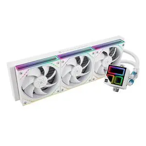 Frozen Infinity 360 White Liquid CPU Cooler,Triple PWM Fans with 2000RPM,Desktop CPU Aio Cooler,for AM4/AM5&Intel LGA1150/1151/1200/1700/1851,Infinity Mirror PC CPU Water Cooler Frozen Infinity 360 White Liquid CPU Cooler,Triple PWM Fans with 2000RPM,Desktop CPU Aio Cooler,for AM4/AM5&Intel LGA1150/1151/1200/1700/1851,Infinity Mirror PC CPU Water Cooler