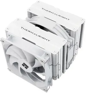 Peerless Assassin 140 White CPU Cooler, 6 Heat Pipes AGHP Technology,Dual PWM Fans with 1500RPM Speed, Double Towers Cooler,for AM5/AM4&Intel LGA 1700/1851/1150/1151/1200,PC CPU Cooling Peerless Assassin 140 White CPU Cooler, 6 Heat Pipes AGHP Technology,Dual PWM Fans with 1500RPM Speed, Double Towers Cooler,for AM5/AM4&Intel LGA 1700/1851/1150/1151/1200,PC CPU Cooling