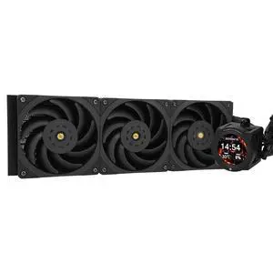 CORE Vision 360 Black CPU AIO Cooler,IPS LCD Screen with 480 * 480 Resolution,for AM5&Intel 1700/1851,High-Performance 360 Specs Water-Cooled Radiator with 2.1in Removable Display CORE Vision 360 Black CPU AIO Cooler,IPS LCD Screen with 480 * 480 Resolution,for AM5&Intel 1700/1851,High-Performance 360 Specs Water-Cooled Radiator with 2.1in Removable Display