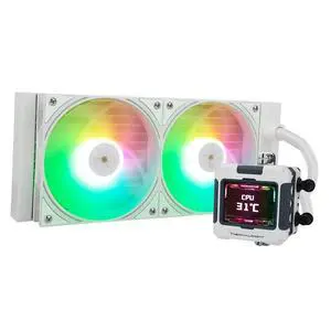 FW240 Black CPU AIO Cooler,PC 240 Specification Water Cooler System,IPS LCD Screen with 320*240 Resolution,for AM5&Intel LGA1700/1851,High Performance Pump,Comes with 2.4-inch LCD Display FW240 Black CPU AIO Cooler,PC 240 Specification Water Cooler System,IPS LCD Screen with 320*240 Resolution,for AM5&Intel LGA1700/1851,High Performance Pump,Comes with 2.4-inch LCD Display