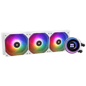 Frozen Notte 360 White ARGB V2 Water Cooling CPU Cooler, 360 Specification CPU Liquid Cooler,3 PWM Fans, for AM4/AM5,Intel lga1700/1851/115x/2011 Frozen Notte 360 White ARGB V2 Water Cooling CPU Cooler, 360 Specification CPU Liquid Cooler,3 PWM Fans, for AM4/AM5,Intel lga1700/1851/115x/2011