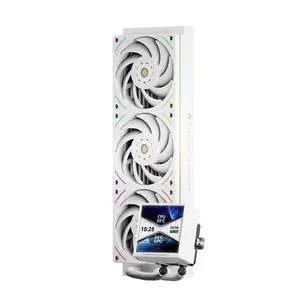 Peerless Vision 360 UB ARGB White CPU Aio Cooler,PC 360 Specification Water Cooler System with Inline PC Fans,3.95IPS LCD Screen with 480x480 Resolution,for AM4/AM5;Intel 1700/1851 Peerless Vision 360 UB ARGB White CPU Aio Cooler,PC 360 Specification Water Cooler System with Inline PC Fans,3.95IPS LCD Screen with 480x480 Resolution,for AM4/AM5;Intel 1700/1851