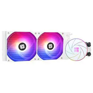 Aqua Elite 240 White ARGB Liquid CPU Cooler, 240 Cooling Row Size, Double PWM Fans,1550RPM Speed,for AMD/AM4/AM5,Intel LGA1150/1151/1155/1156/1200/1700/1851(White) Aqua Elite 240 White ARGB Liquid CPU Cooler, 240 Cooling Row Size, Double PWM Fans,1550RPM Speed,for AMD/AM4/AM5,Intel LGA1150/1151/1155/1156/1200/1700/1851(White)
